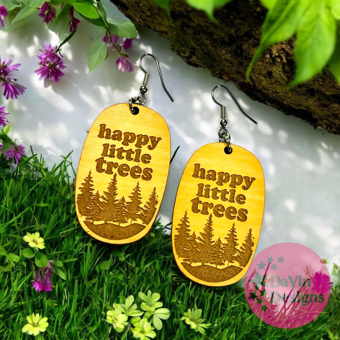 Happy Little Trees Earrings