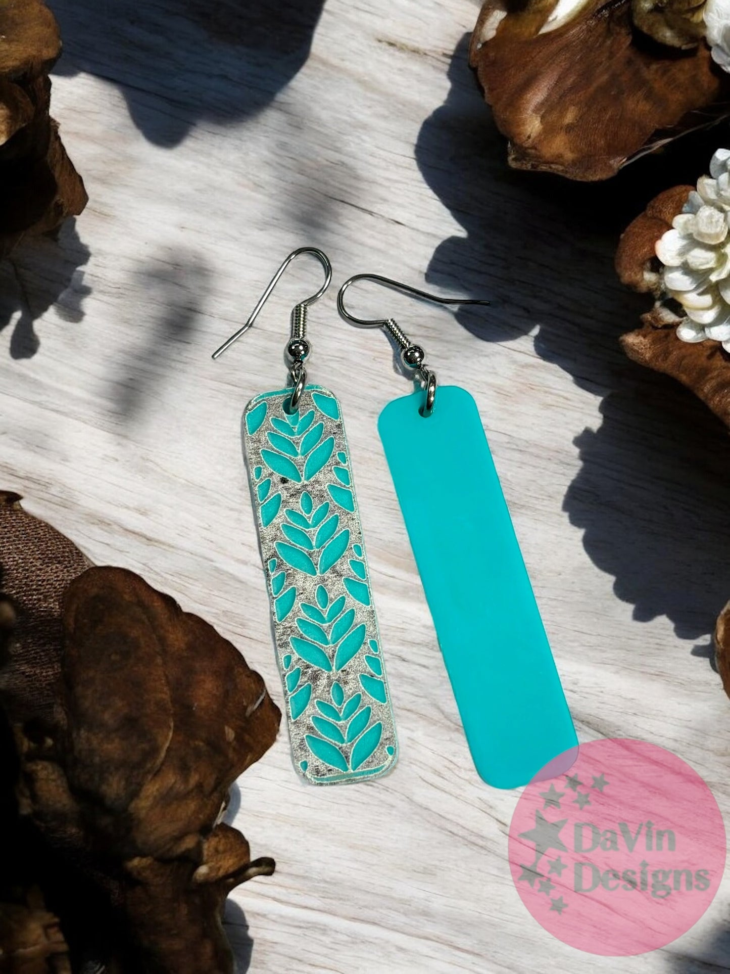 Flourish Rectangle Earrings