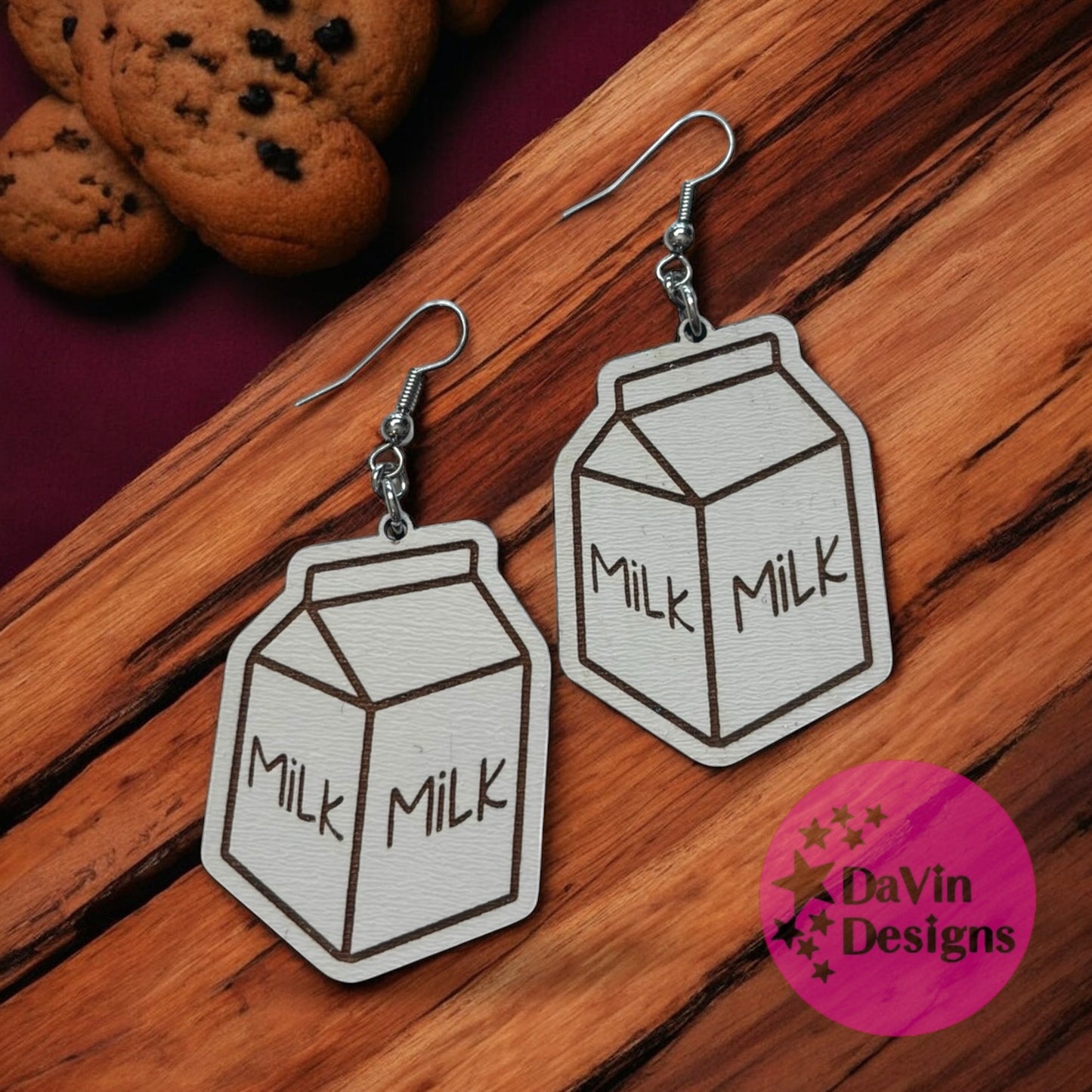 Milk Carton Earrings