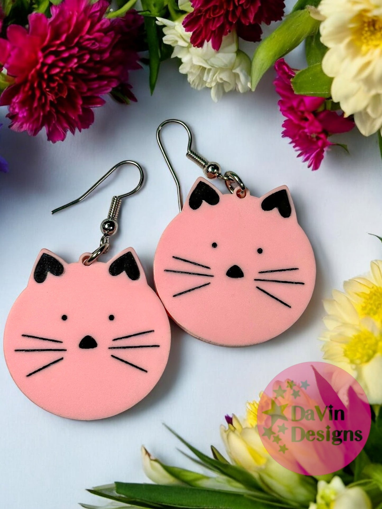 Small Cat Earrings