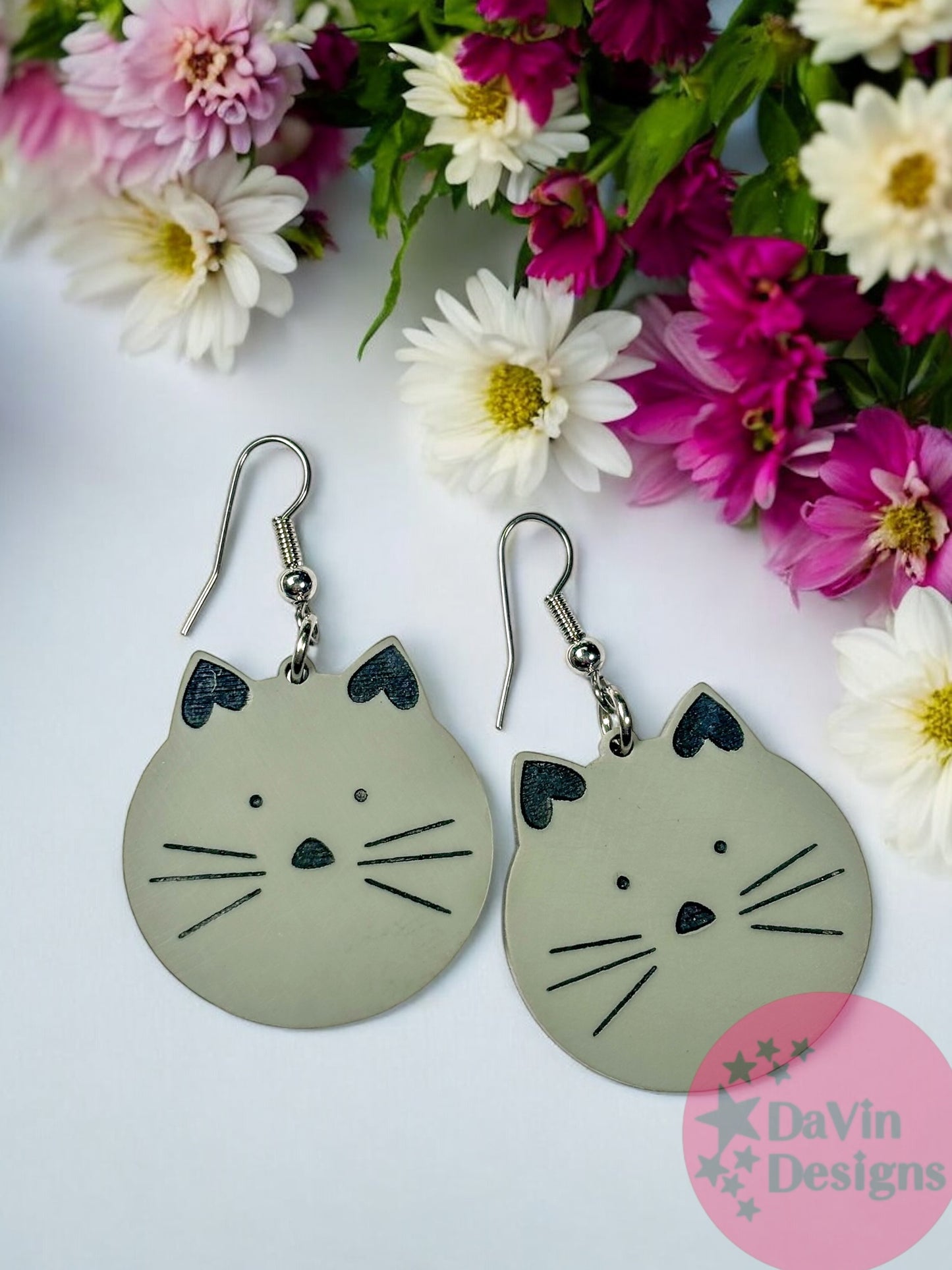 Small Cat Earrings