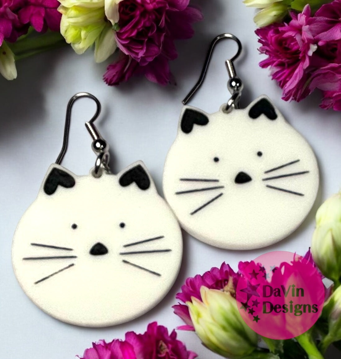 Small Cat Earrings