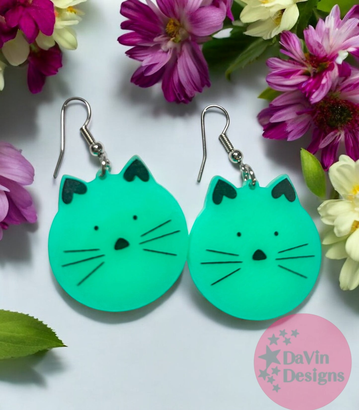 Small Cat Earrings