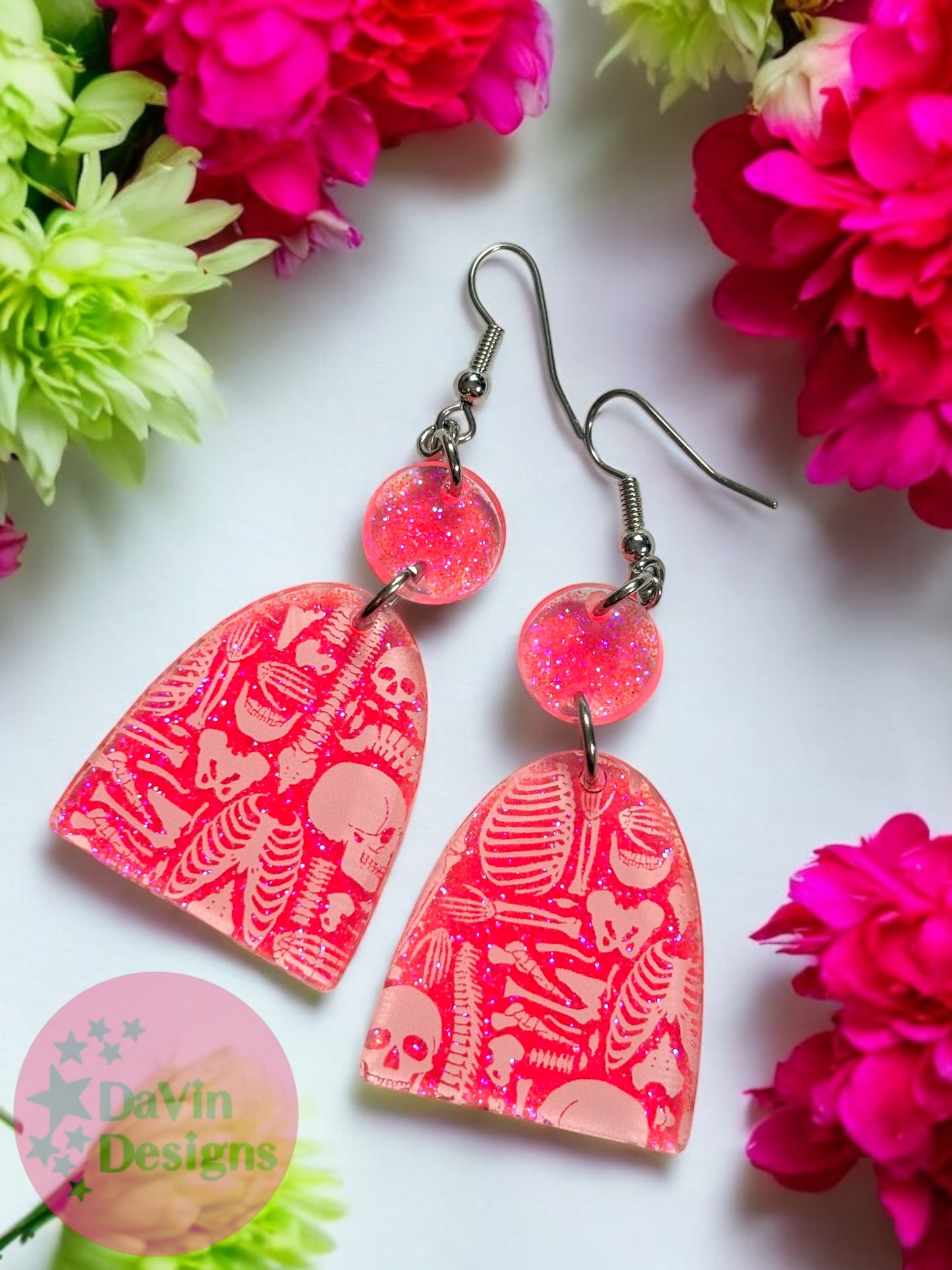 X-ray Connected Arch Earrings