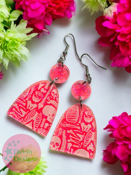 X-ray Connected Arch Earrings
