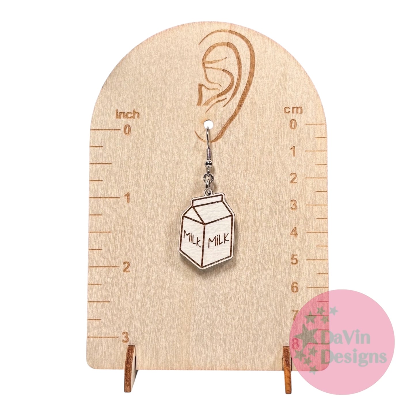 Milk Carton Earrings