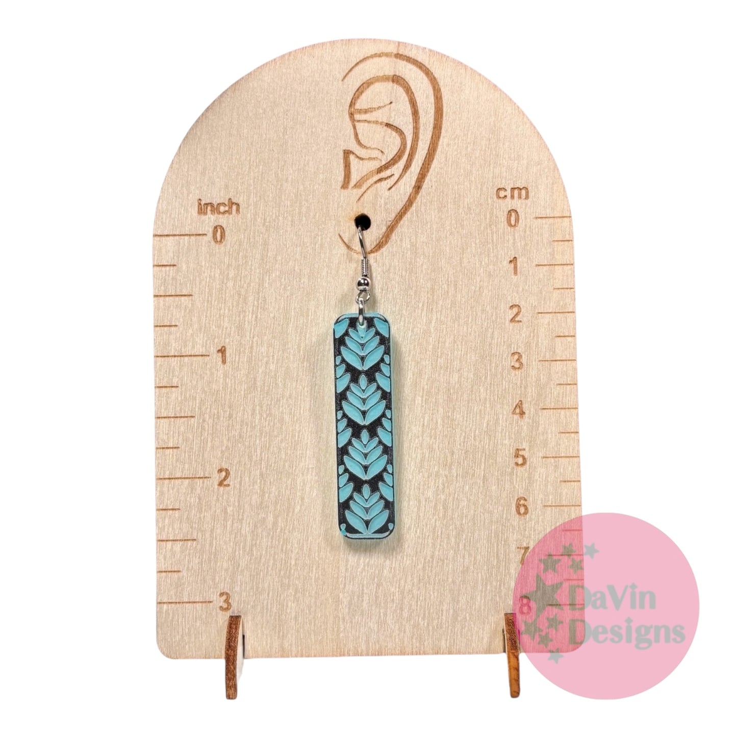 Flourish Rectangle Earrings